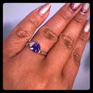 💗Amethyst Sterling Silver Ring💗